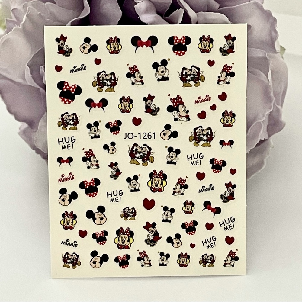 Luxury Designer Logo Fingernail Art Stickers